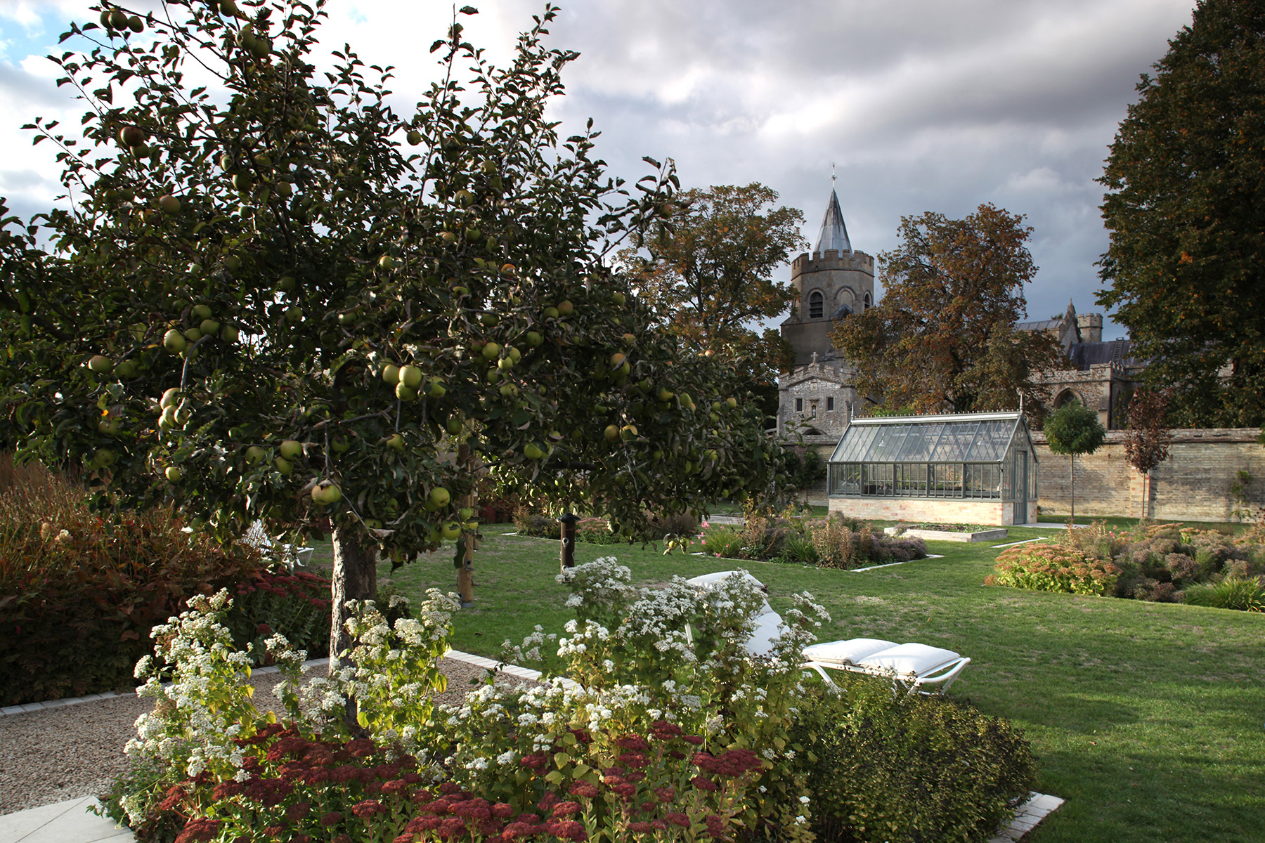 Apple Tree And Church