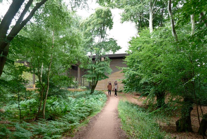 Langley Vale Wood Visitor's Centre 1